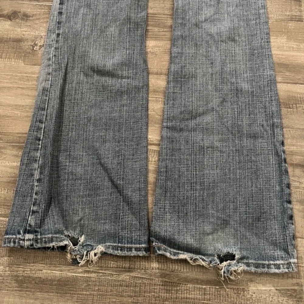 MOTHER Women's Flared Jeans - Light Blue Denim - Picture 2 of 5